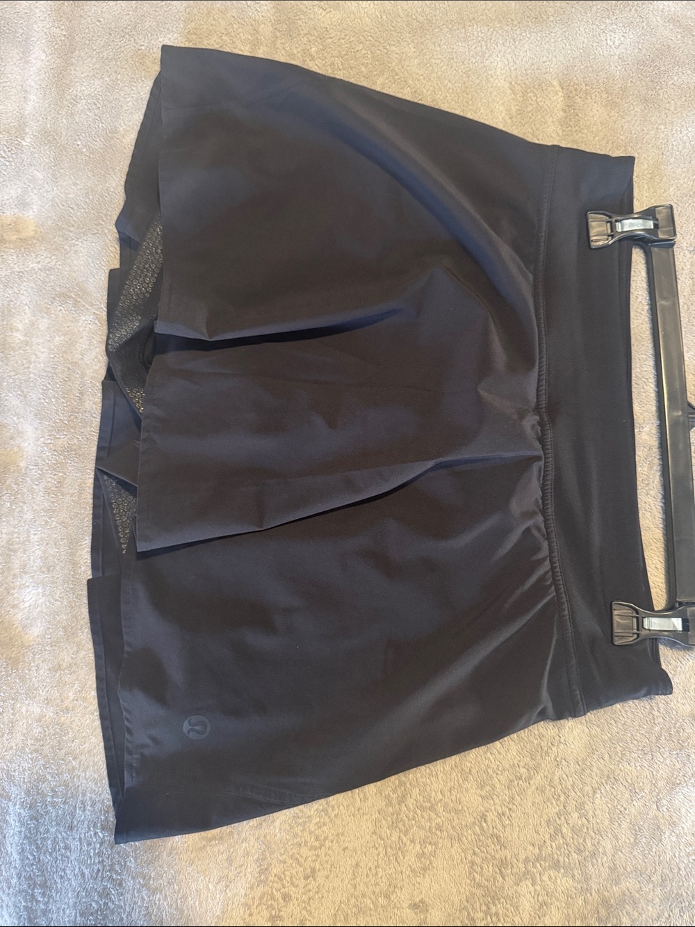 Lululemon Black Tennis Skort with Built-In Shorts - size 8